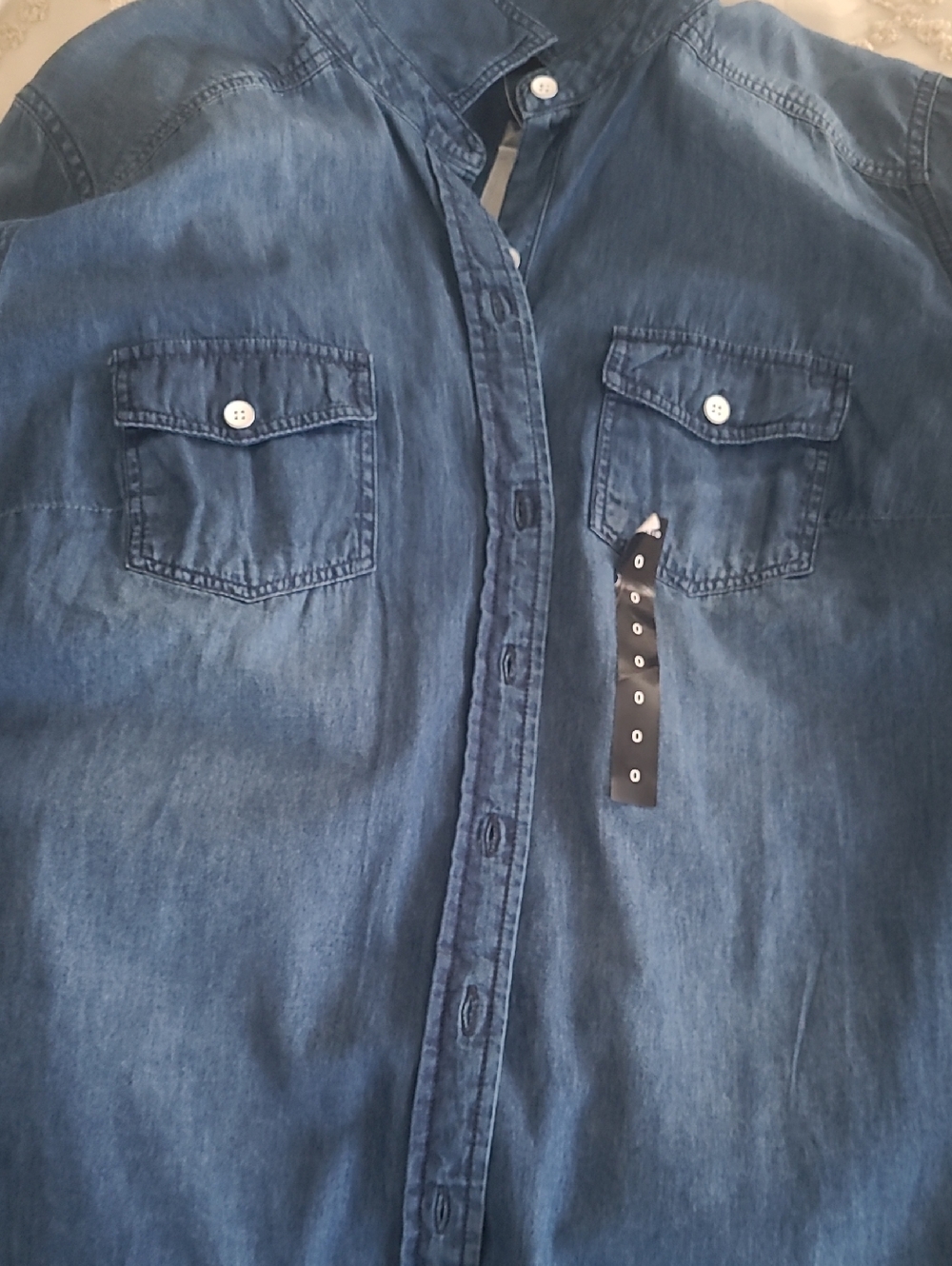 Torrid Dark Indigo Denim Shirt